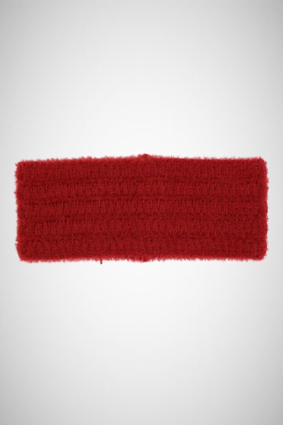 Fuzzy Cable Knit Headband (8163186868432)