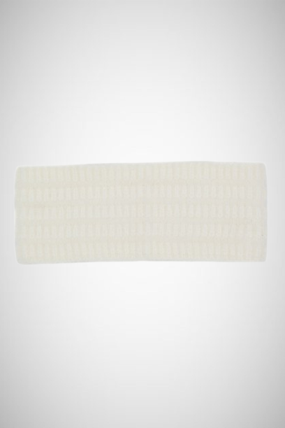 Fuzzy Cable Knit Headband (8163186868432)