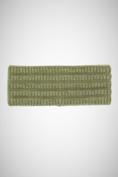 Fuzzy Cable Knit Headband (8163186868432)