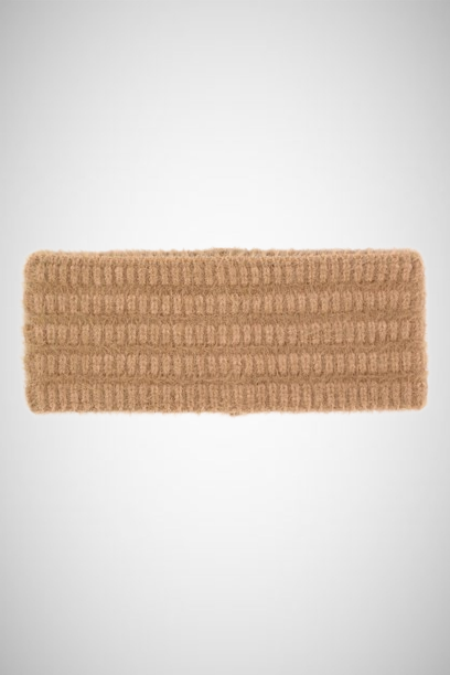 Fuzzy Cable Knit Headband (8163186868432)