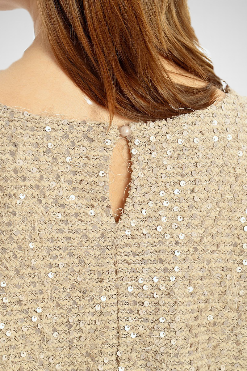 Sequined Straight Top (8227538075856)