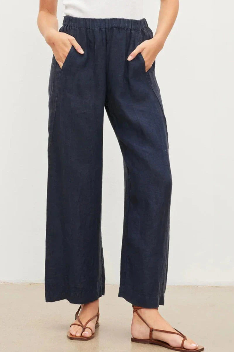 Lola Woven Linen Pant (8247706910928)