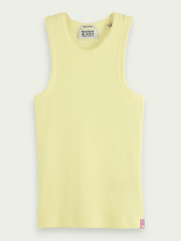 Load image into Gallery viewer, Rib-knitted racerback tank top (7907127853264)
