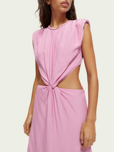 Load image into Gallery viewer, Draped Structured Shoulder Dress (7907128213712)
