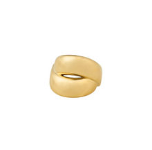 Load image into Gallery viewer, Pilgrim+Ring+Raven+Gold+plated (6700837175504)
