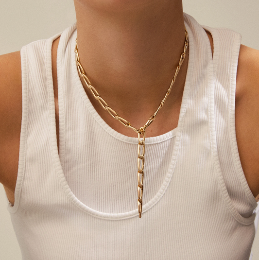 Pilgrim Necklace : Precious : Gold Plated (6816809550032)
