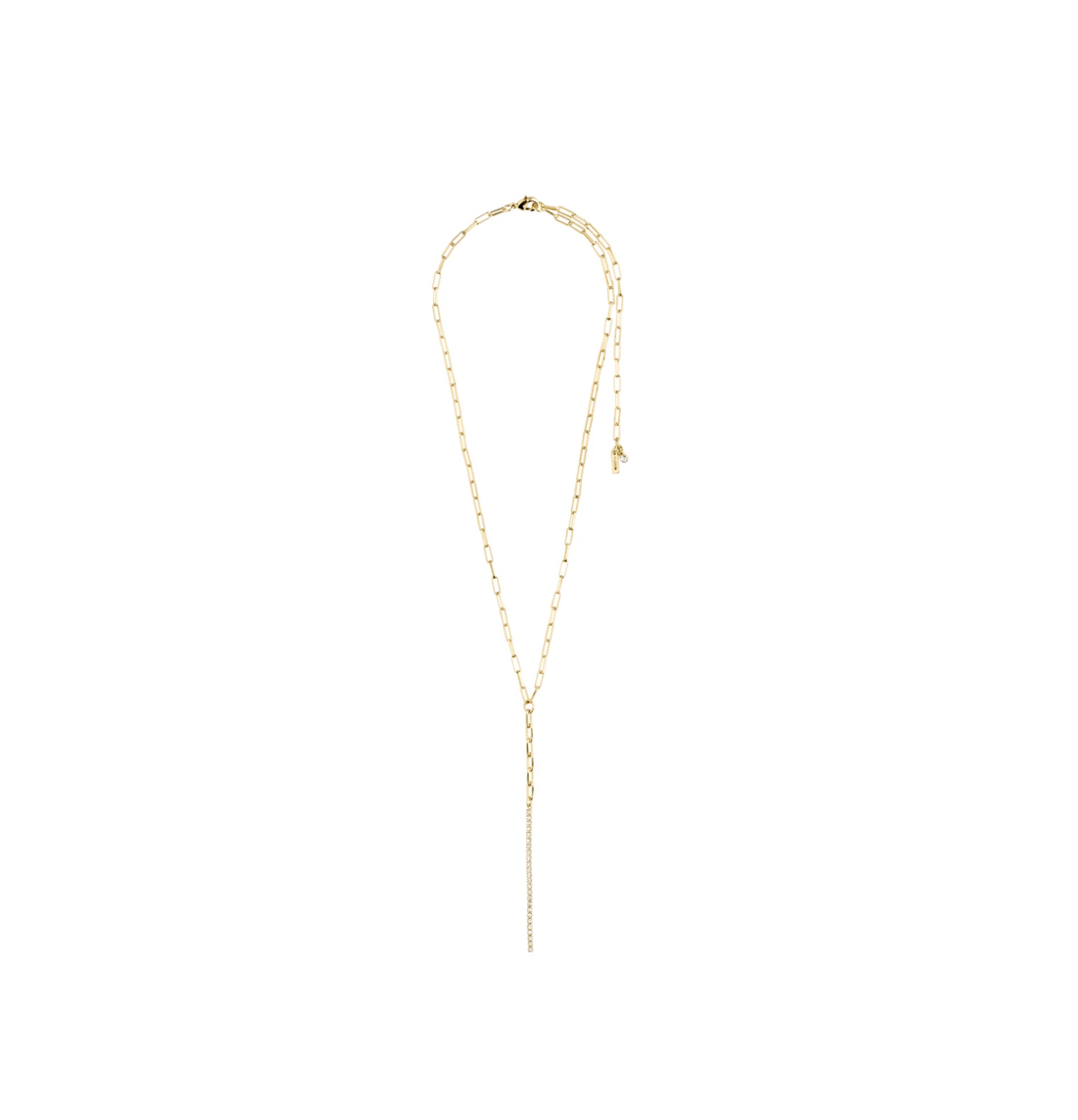 Pilgrim Necklace : Serenity : Crystal Gold Plated (6816810664144)
