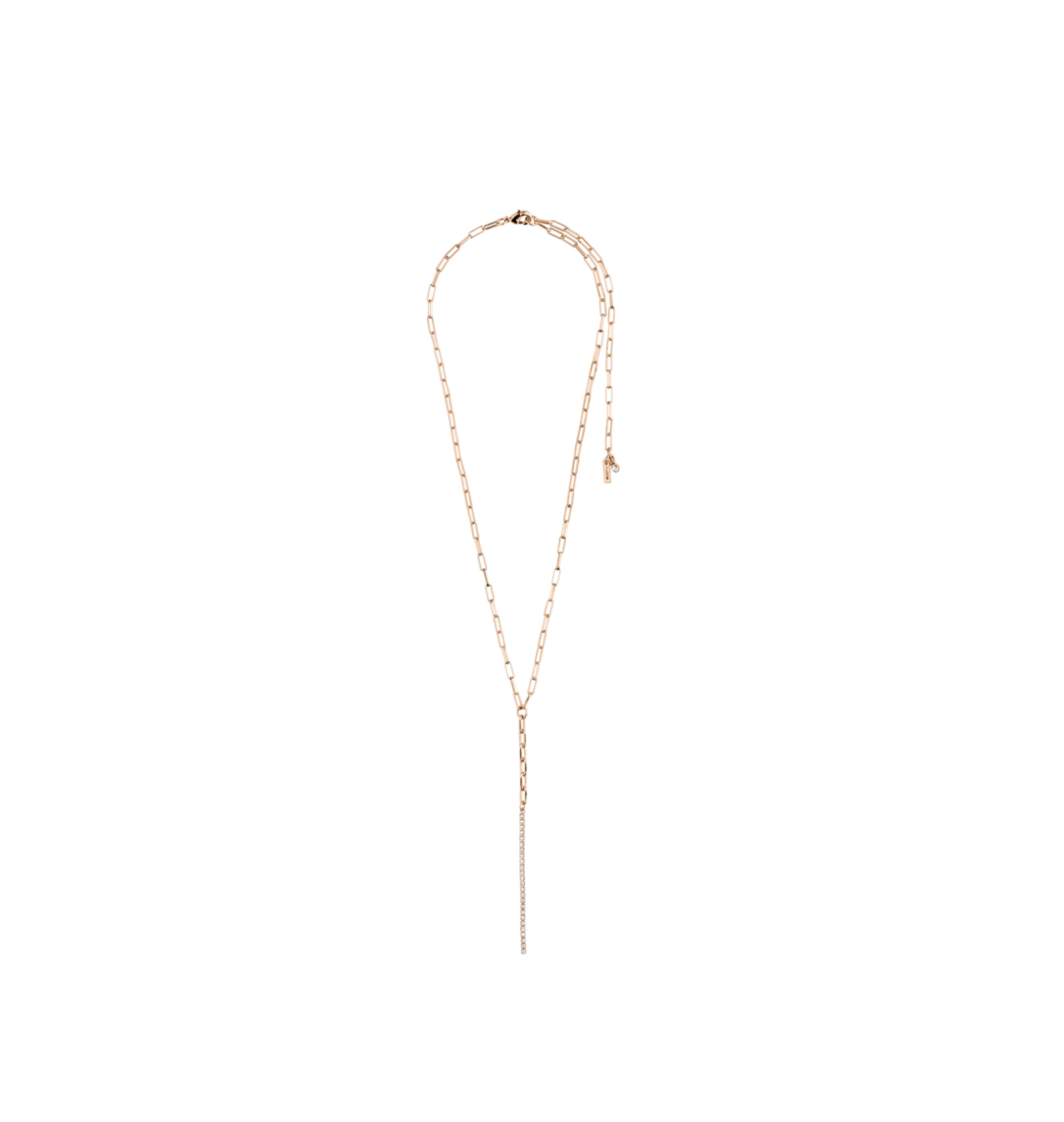 Pilgrim Necklace : Serenity : Crystal Rose-Gold Plated (6816810467536)