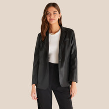 Load image into Gallery viewer, Zsupply - Sandelle Faux Leather Blazer (7831253975248)
