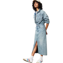 Load image into Gallery viewer, Western Denim Midi Dress (8154159677648)
