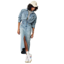 Load image into Gallery viewer, Western Denim Midi Dress (8154159677648)
