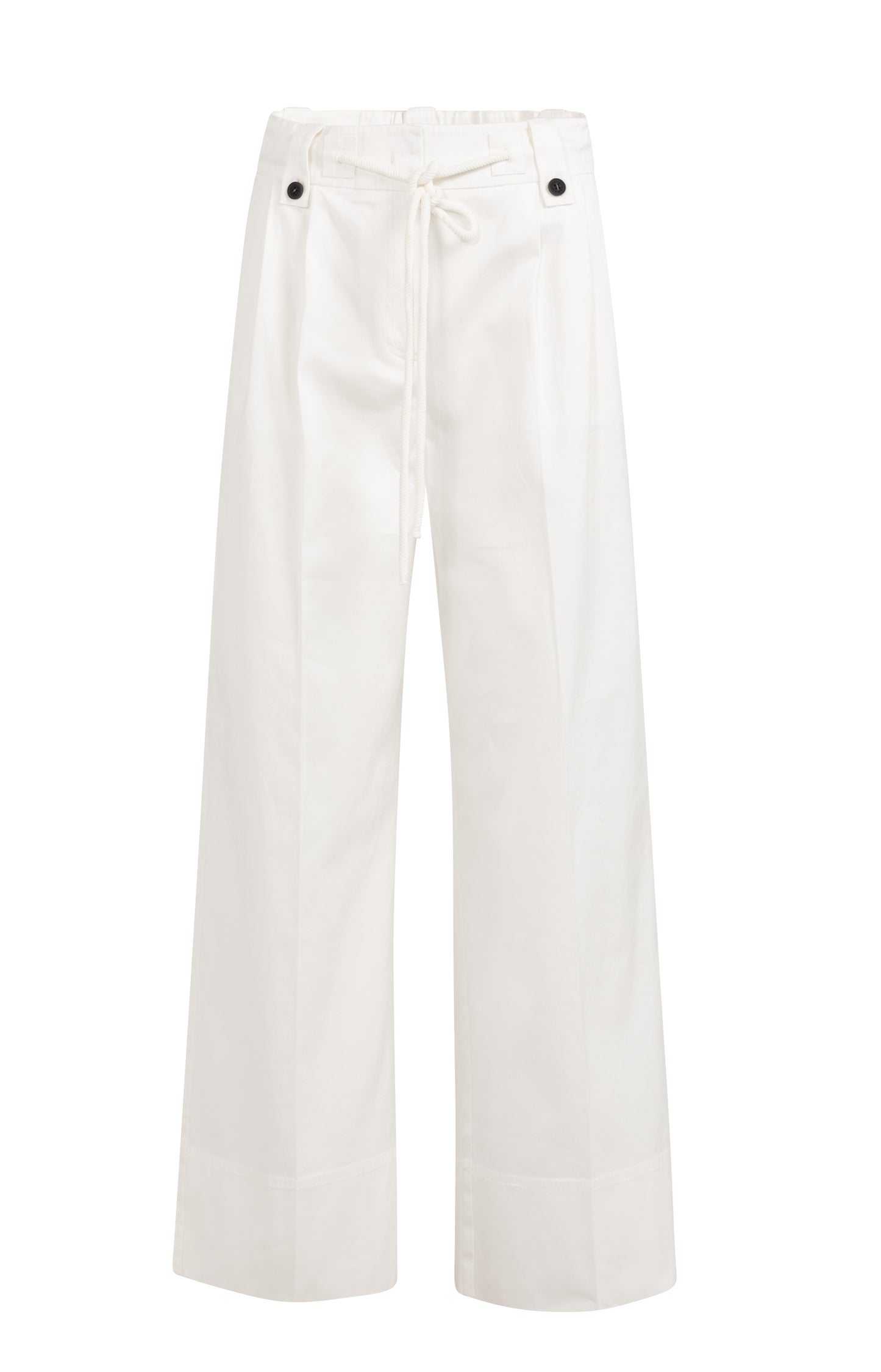 Woven Wide Leg Trousers