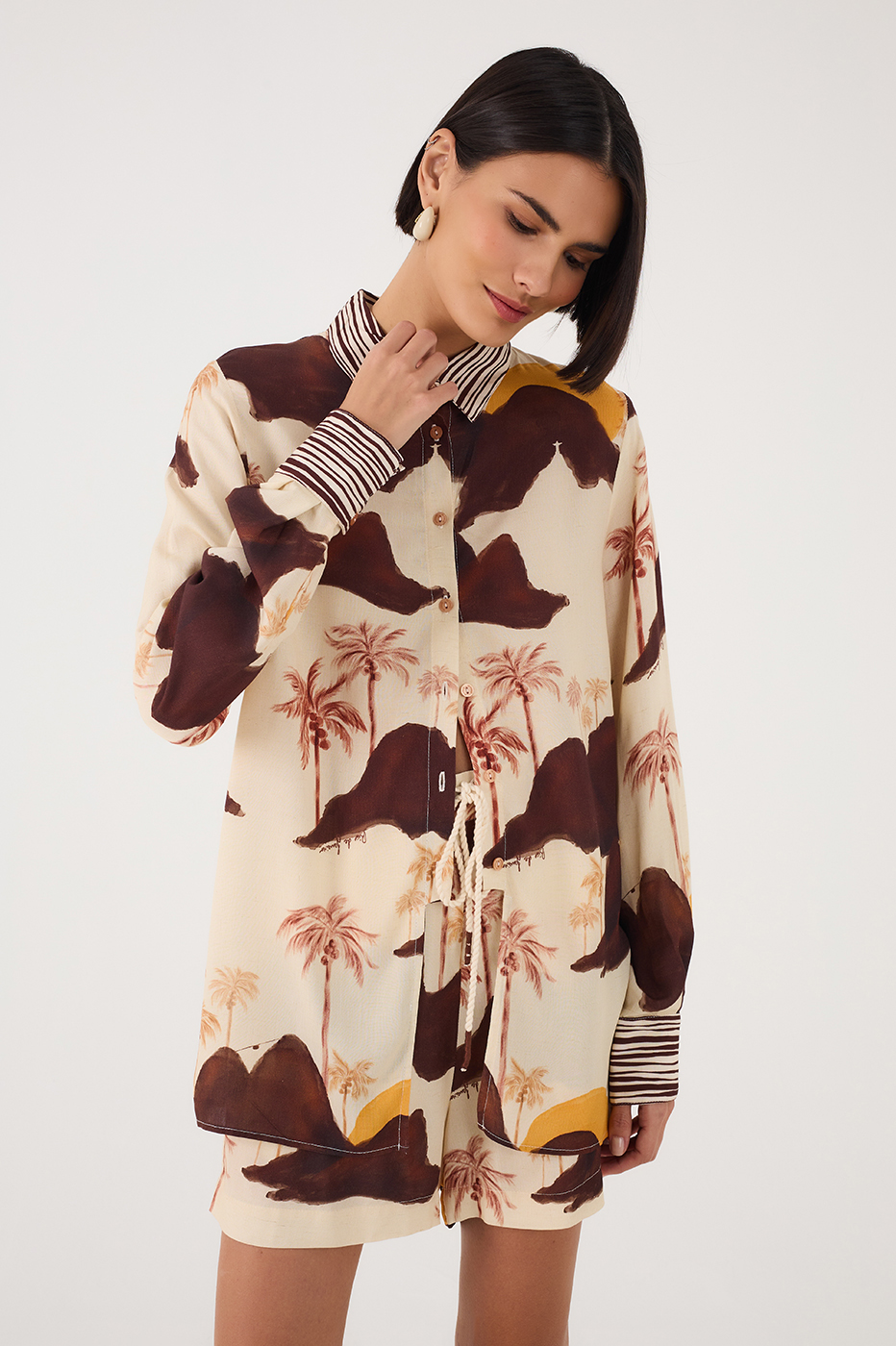 Corcovado Mix Print Shirt (8338489606352)