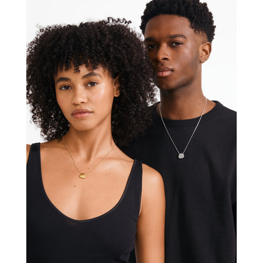 Presence Coin Necklace Gold-Plated
