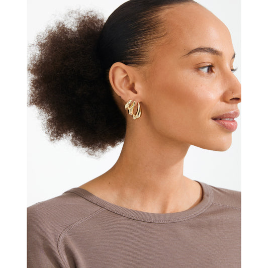 Boucles d'oreilles Presence Plaqué Or