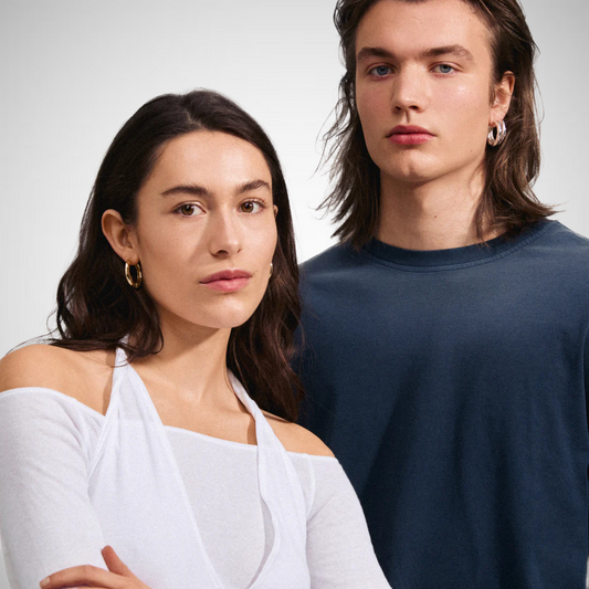 Believe Recycled Hoop Earrings (8229235130576)