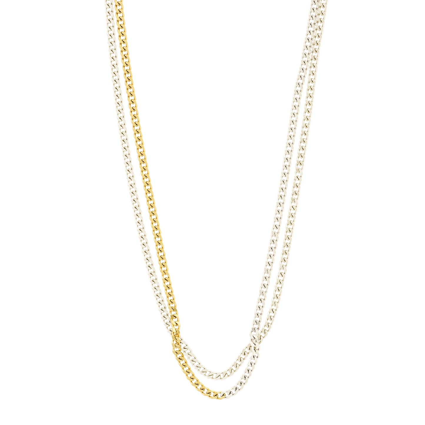 Inner 2-In-1 Set Necklaces, Mixed Metal