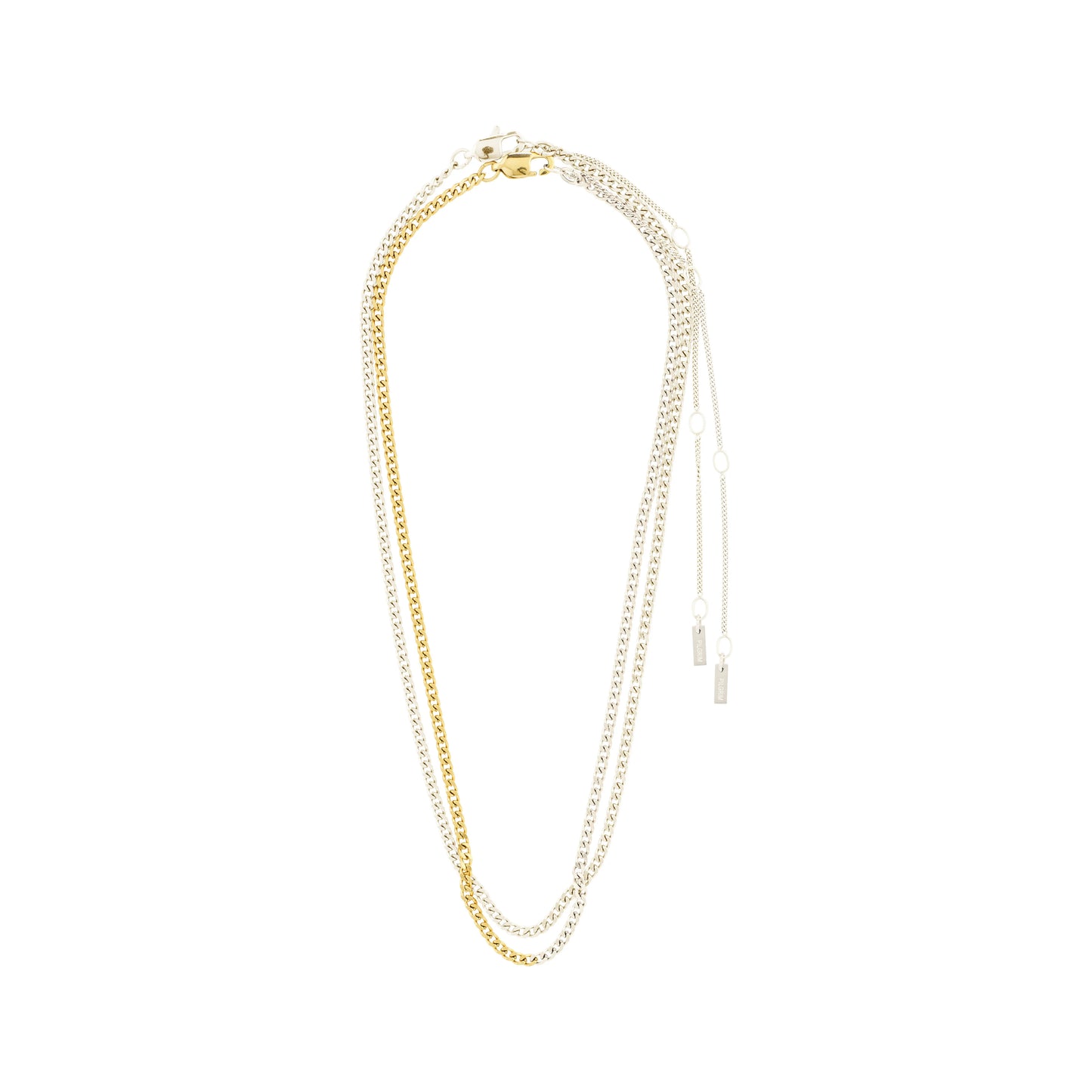 Inner 2-In-1 Set Necklaces, Mixed Metal