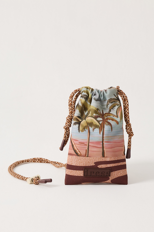 Afternoon Print Crossbody Cellphone Pouch (8338489770192)