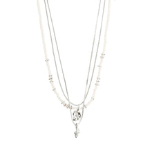 Load image into Gallery viewer, Silver-plated 3-in-1 necklace (8046275035344)

