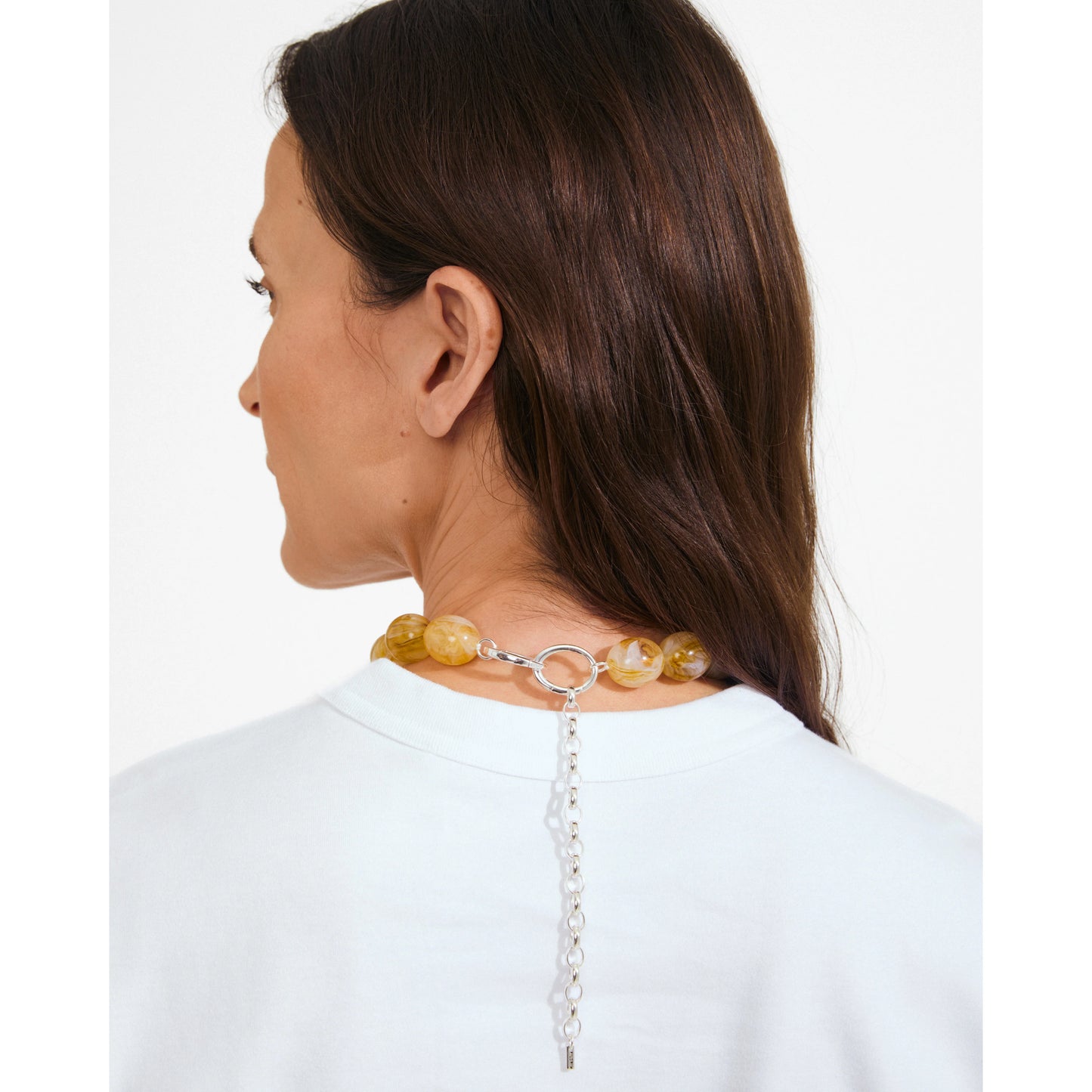 Still Necklace Silver-Plated/Yellow