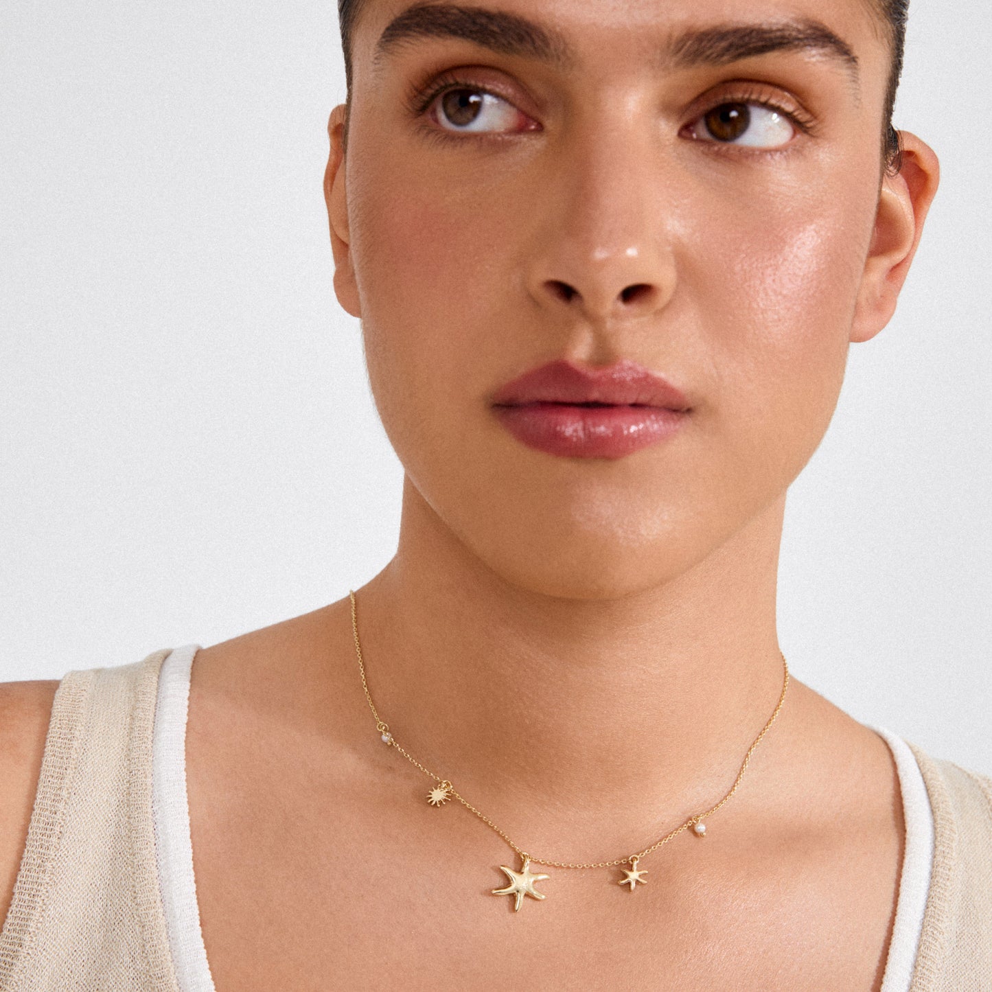 Prism Necklace Gold-Plated