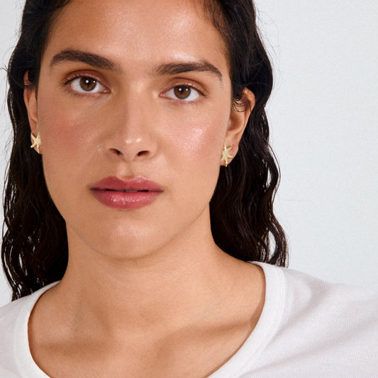Prism Earrings Gold-Plated