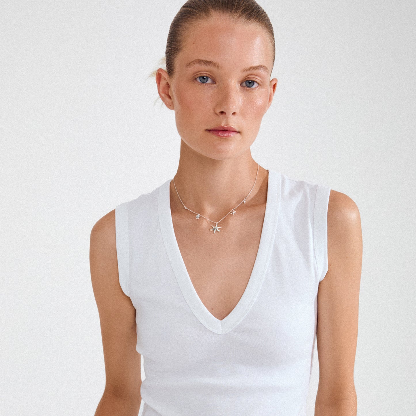 Prism Necklace Silver-Plated