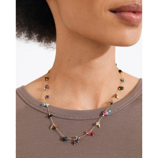 Here Necklace Gold-Plated/Multi