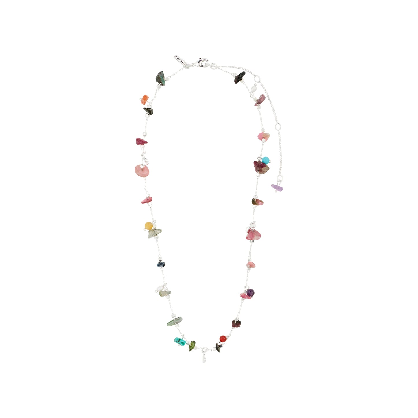 Here Necklace Silver-Plated/Multi