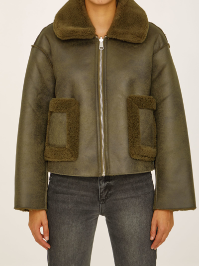 Vera Shearling Aviator