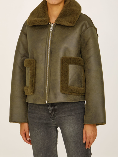 Vera Shearling Aviator