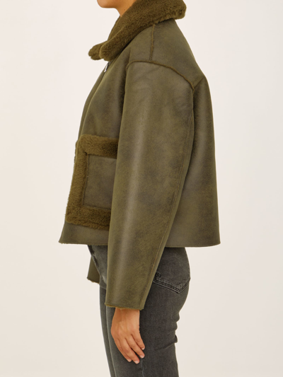 Vera Shearling Aviator