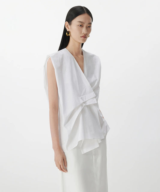 Chemise asymétrique rentrée