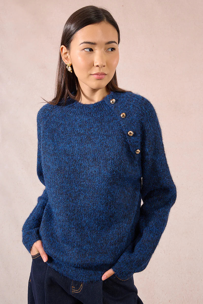 Knitted Button Sweater