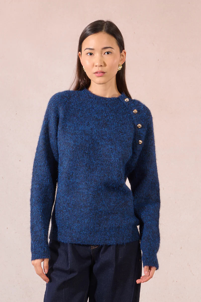Knitted Button Sweater