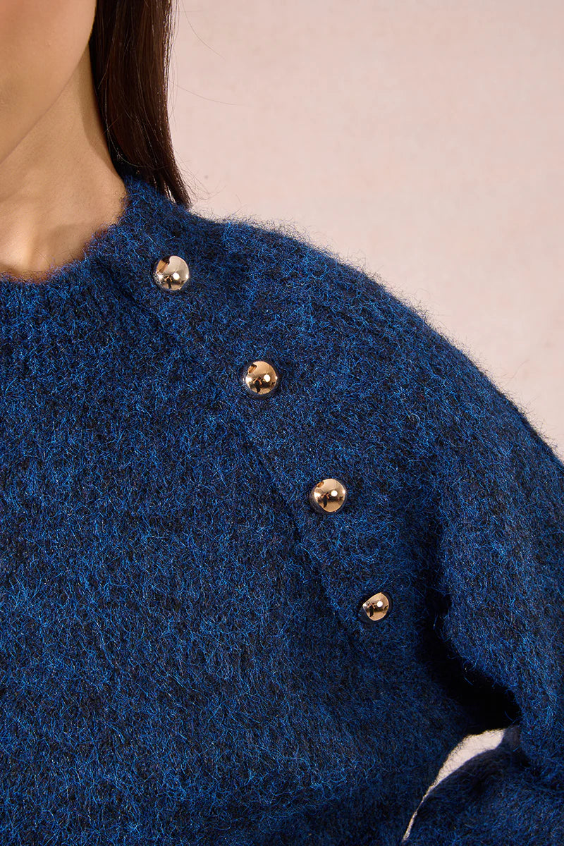 Knitted Button Sweater