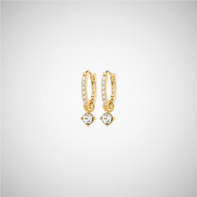 Charger l&#39;image dans la galerie, Joa Recycled Crystal Hoop Earrings (8246774497488)
