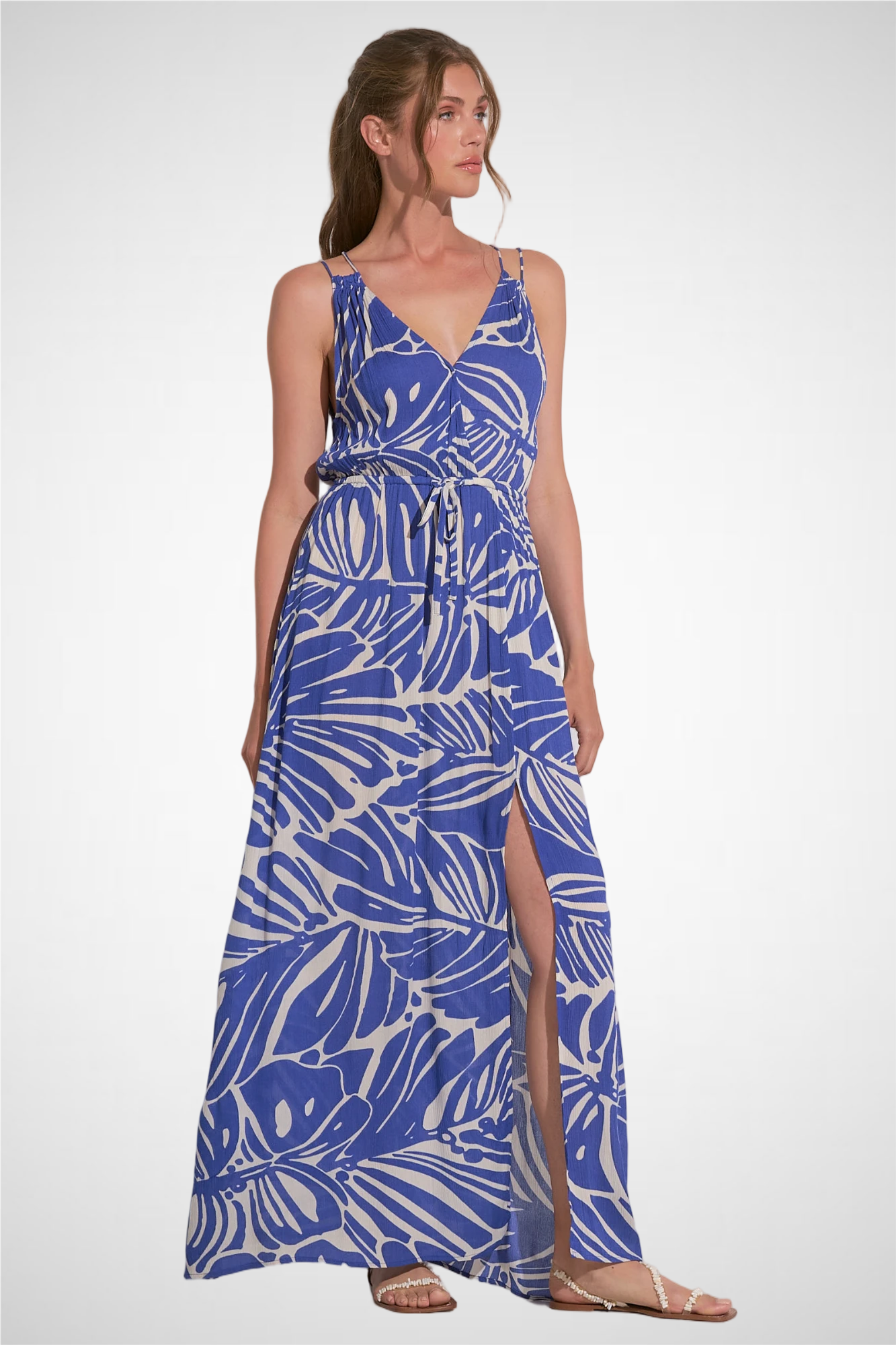 front tie maxi dress Front Tie Maxi Dress – Le Trunkshop