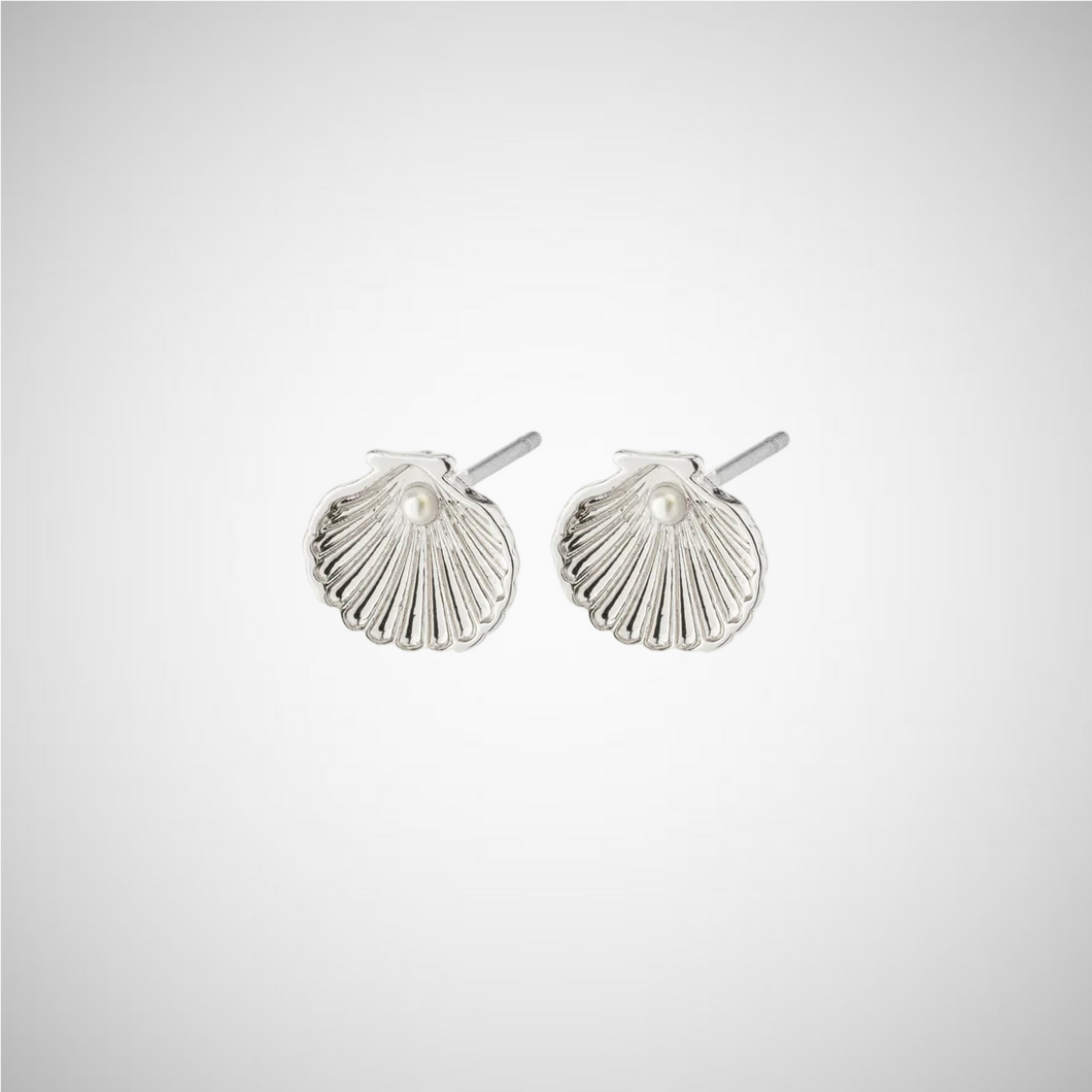 Opal Recycled Seashell Earrings (8246774759632)