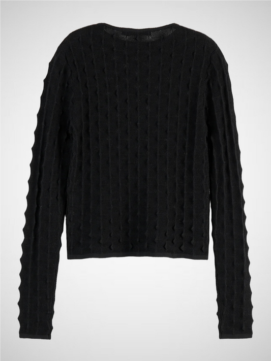Textured Stitch Fitted Pullover (8251702149328)