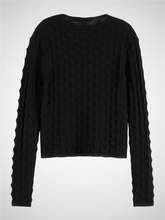 Charger l&#39;image dans la galerie, Textured Stitch Fitted Pullover (8251702149328)
