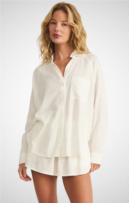 The Perfect Linen Top (8248026530000)