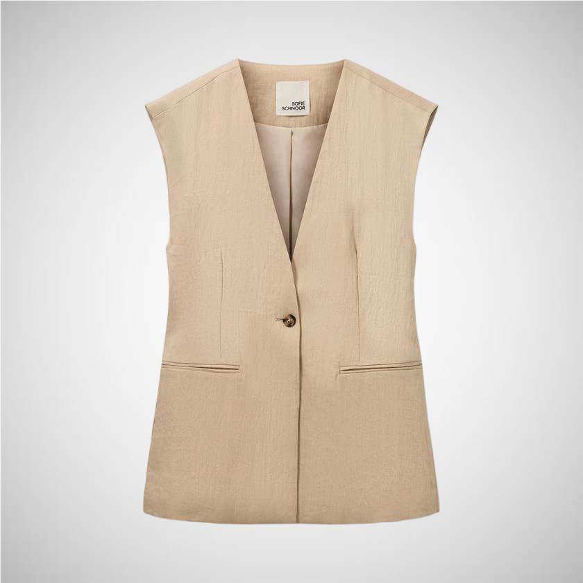 Tailored Single-Button Vest (8257186103504)