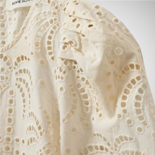 Load image into Gallery viewer, Eyelet Embroidered Puff Sleeve Blouse (8257186070736)
