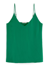 Load image into Gallery viewer, Jersey Tank With Woven Front (8002670985424)
