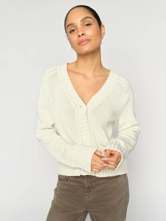 Cardigan en tricot à col en V Rola Bine
