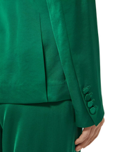 Load image into Gallery viewer, Belted Satin Single Breasted Blazer (8002671018192)
