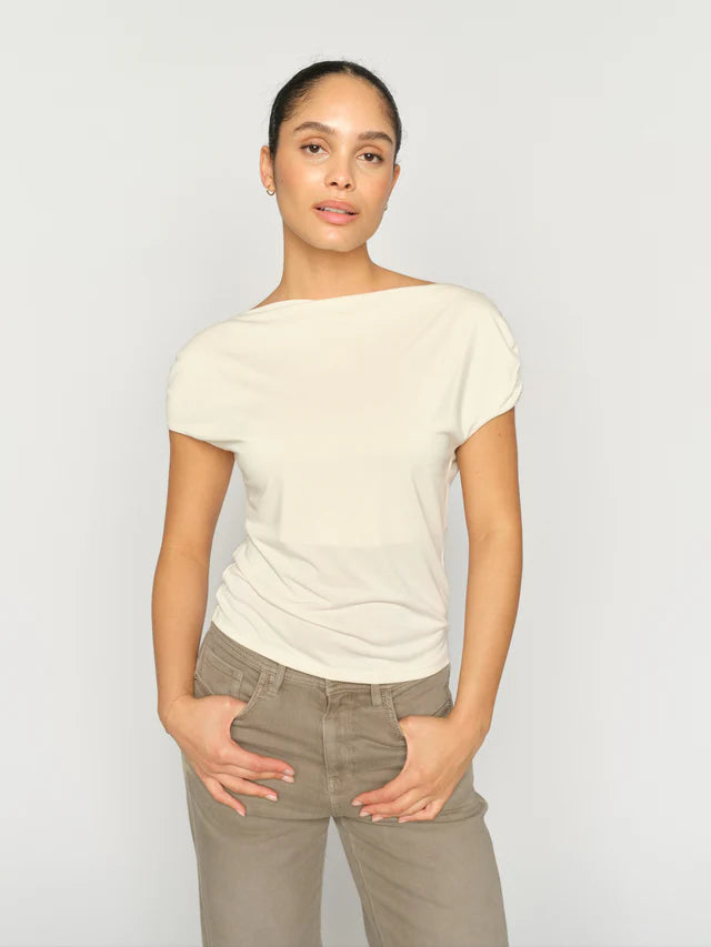 Shima Solid Sleeveless Tee