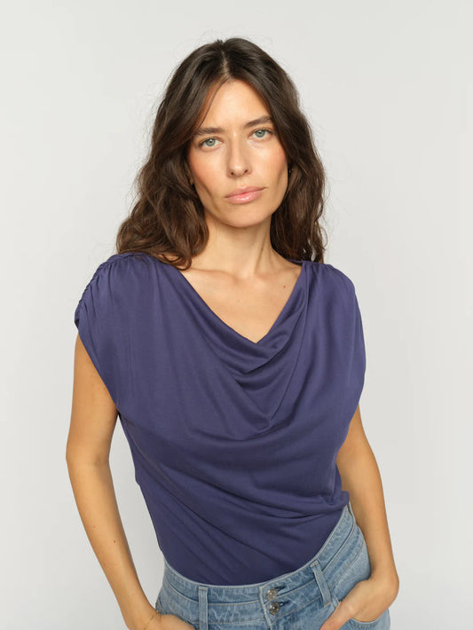 Shima Solid Sleeveless Tee